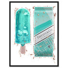 Front view of Sweet Fashion Aqua Pop featuring fashion and glam and lifestyle art. image number null