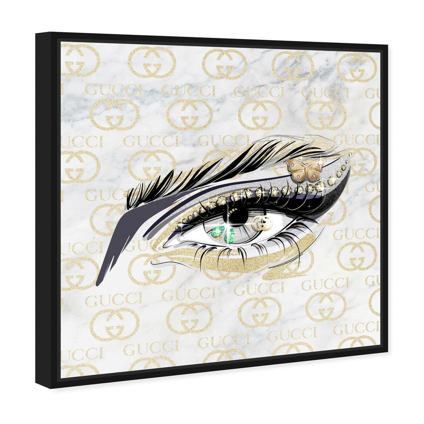 Angled view of Couture Eye II featuring fashion and glam and makeup art.