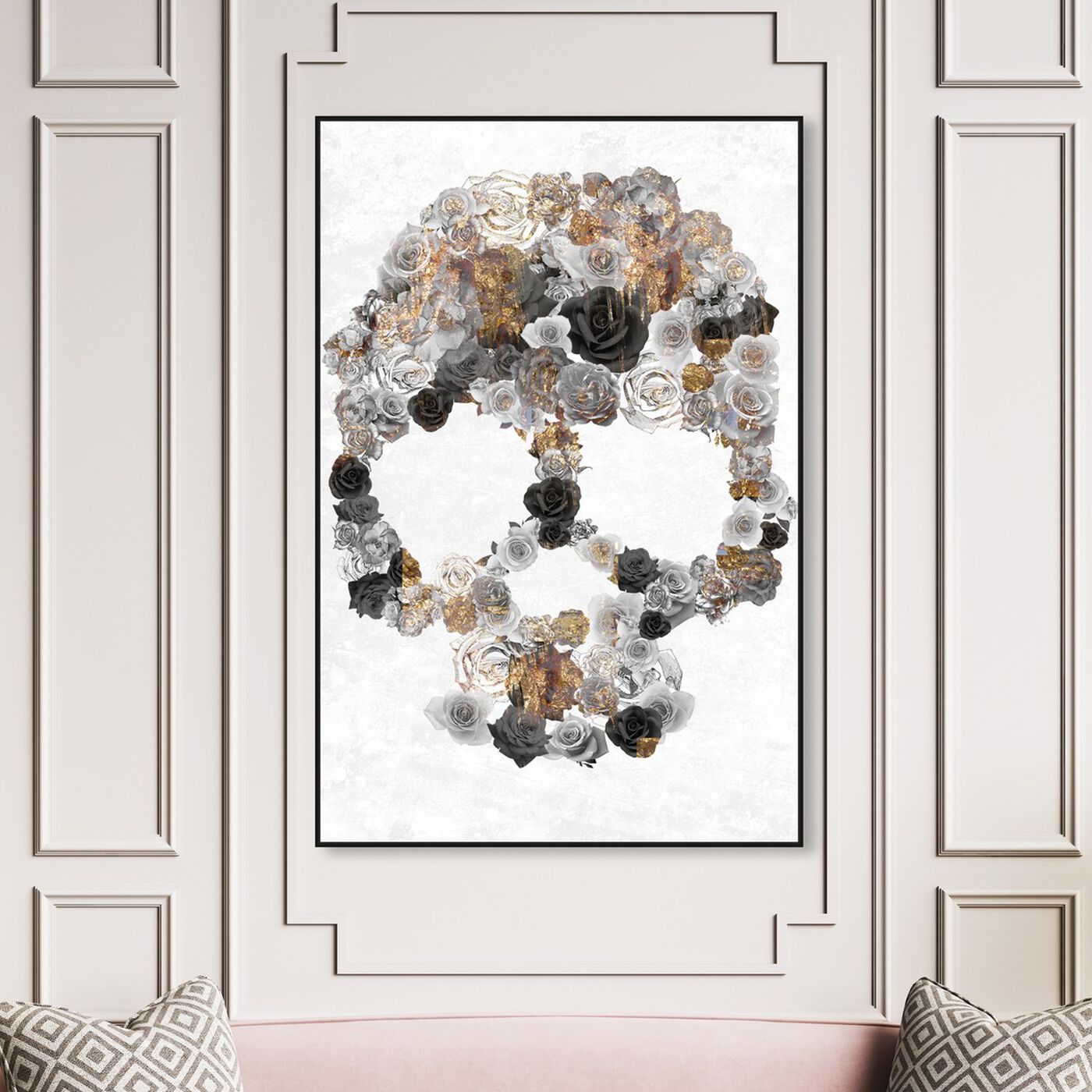 Hanging view of Sticks and Stones featuring floral and botanical and florals art.