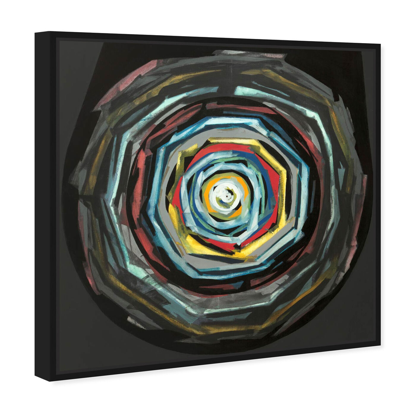 Angled view of Sai - Pictis Spiralis II featuring abstract and paint art.