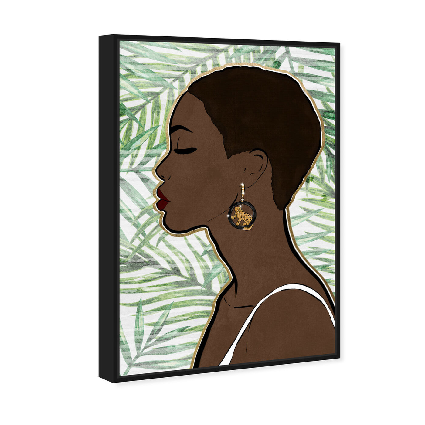 Angled view of Tropical Queen featuring people and portraits and portraits art.