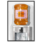 Front view of Parisian Orange Champagne Watercooler featuring fashion and glam and lifestyle art. image number null
