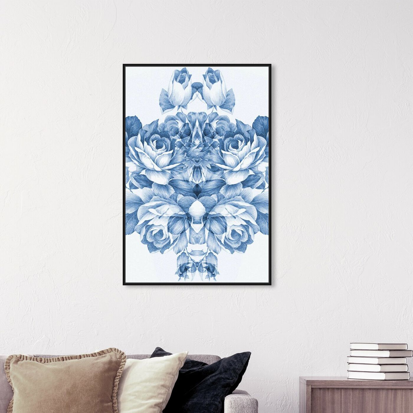 Hanging view of Floralia I featuring floral and botanical and florals art.