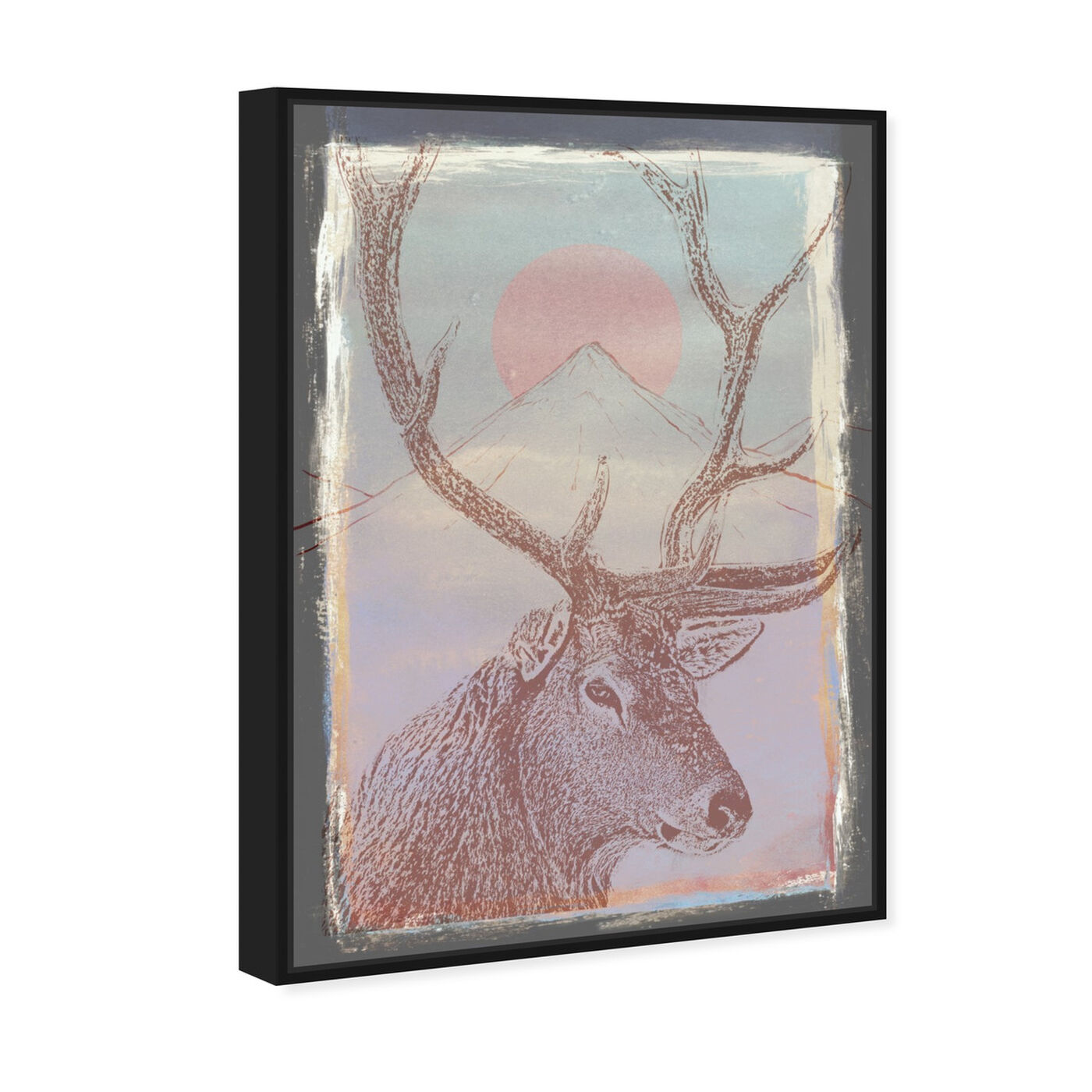 Angled view of Forest Majesty featuring animals and zoo and wild animals art.