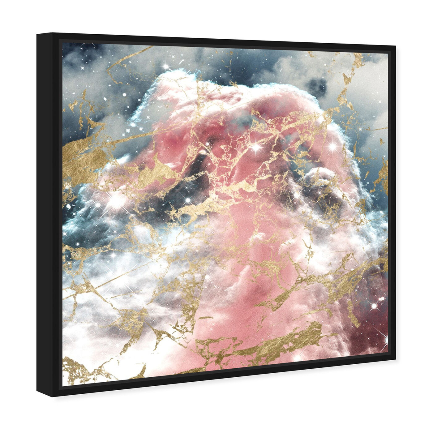 Angled view of A Galaxy Dream featuring abstract and textures art.