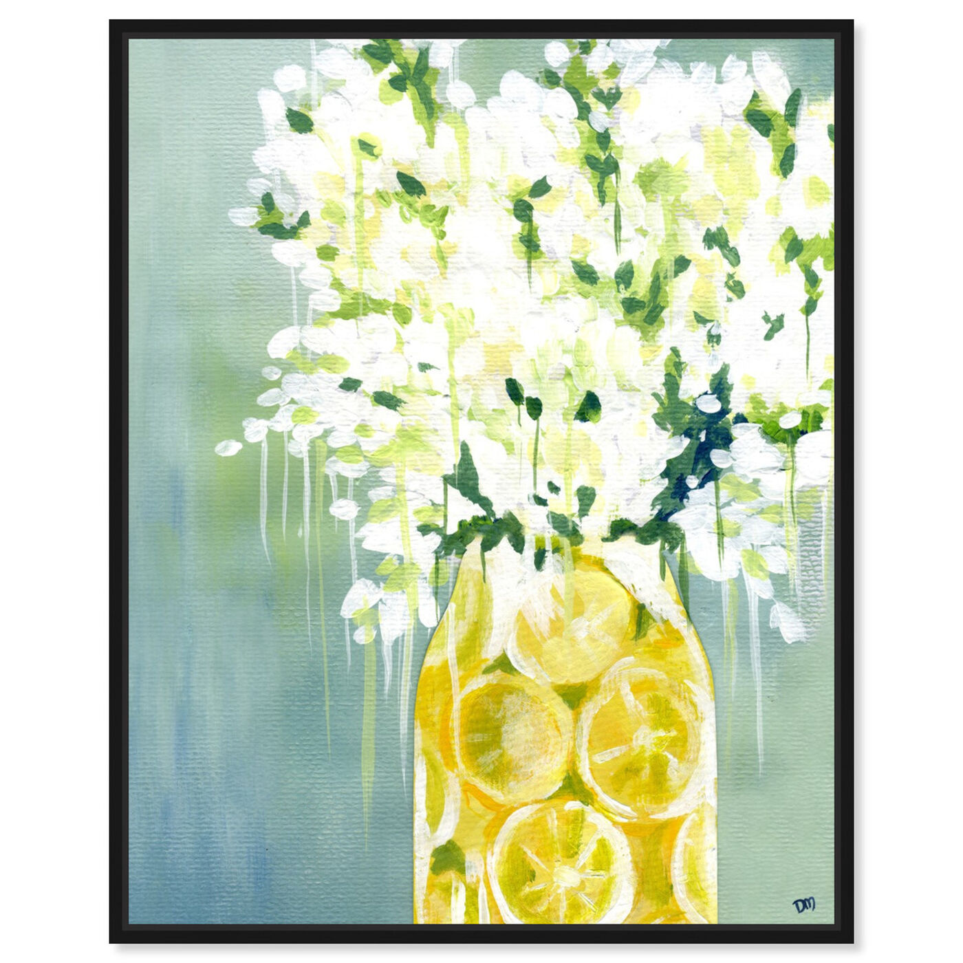 Front view of Limoncello featuring food and cuisine and fruits art.