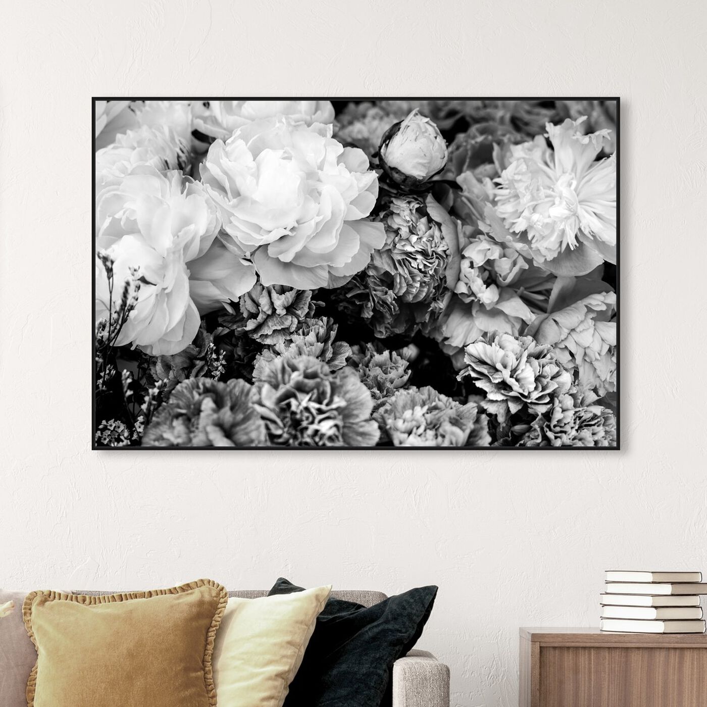Hanging view of Dark Flora Encore featuring floral and botanical and gardens art.