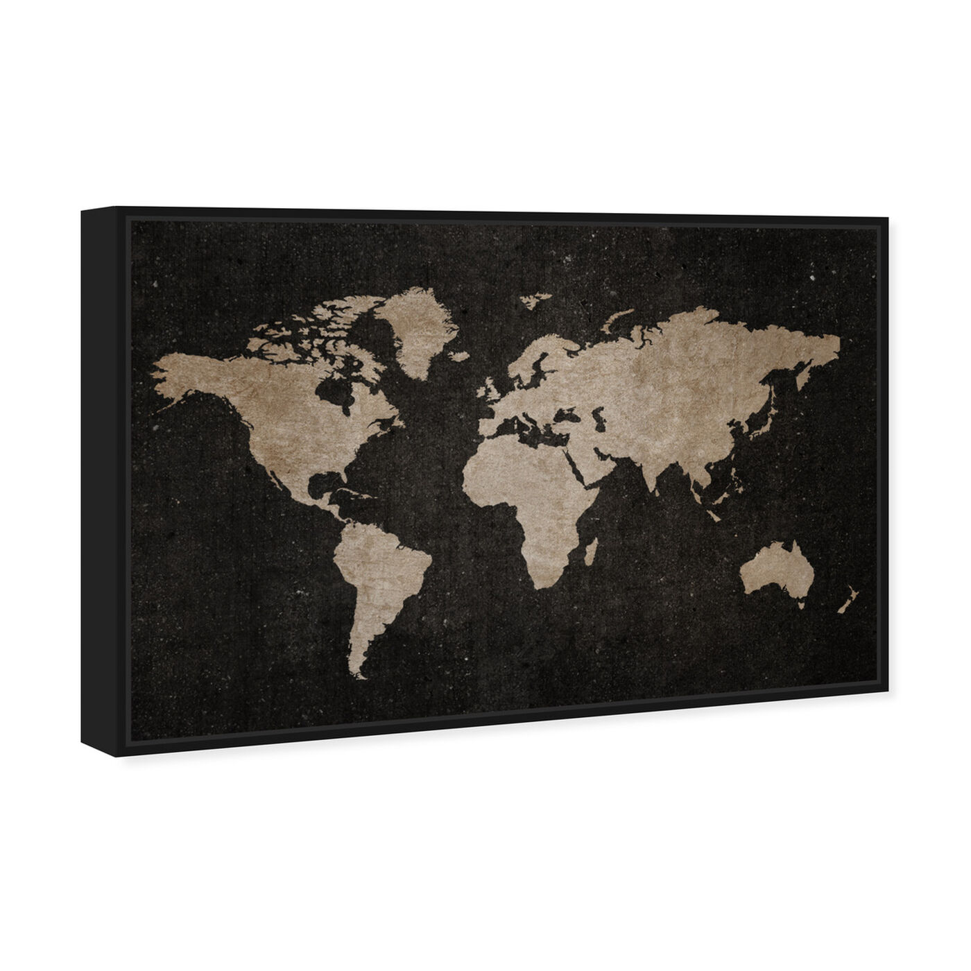 Angled view of Vintage World featuring maps and flags and world maps art.