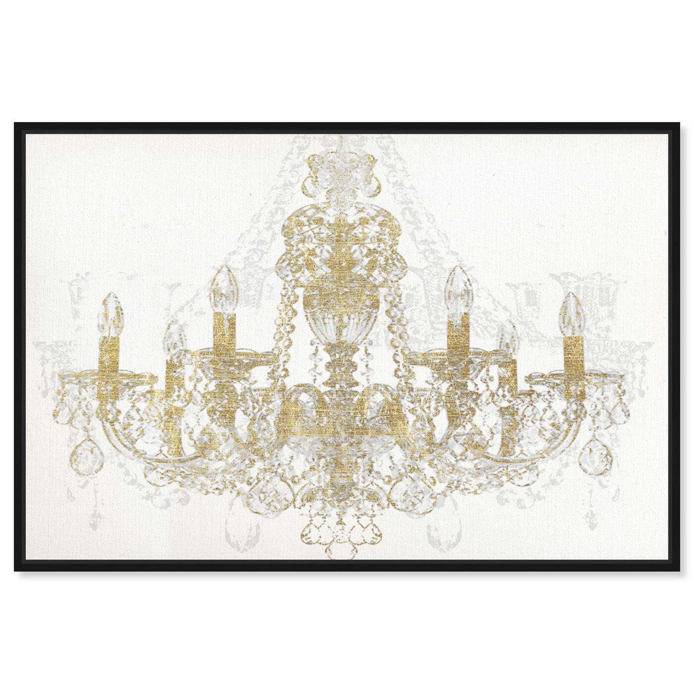 Front view of Chandelier Diamond featuring fashion and glam and chandeliers art.