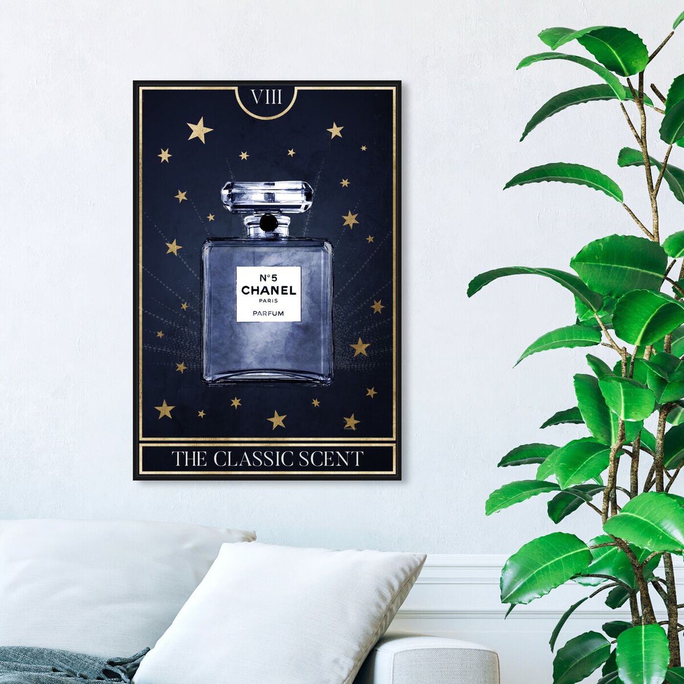 Hanging view of The Classic Scent Tarot Mystic featuring fashion and glam and perfumes art.