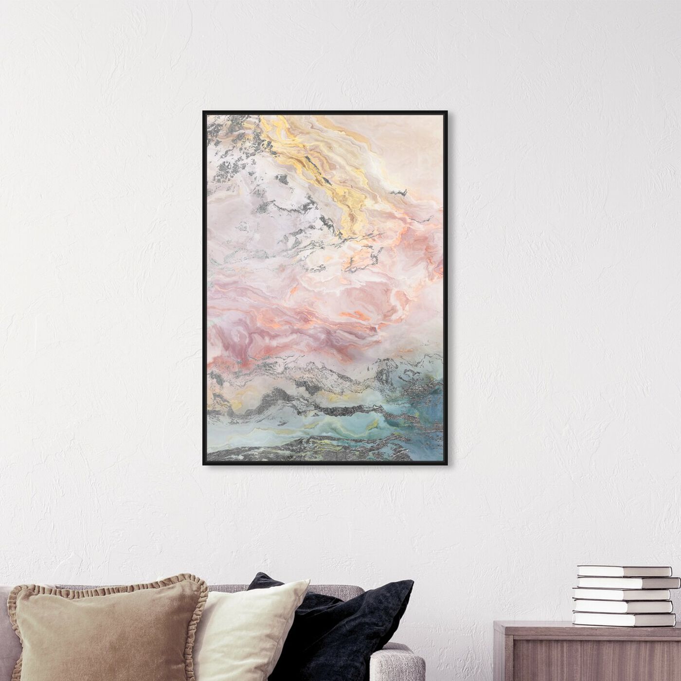 Hanging view of Gracinat featuring abstract and crystals art.