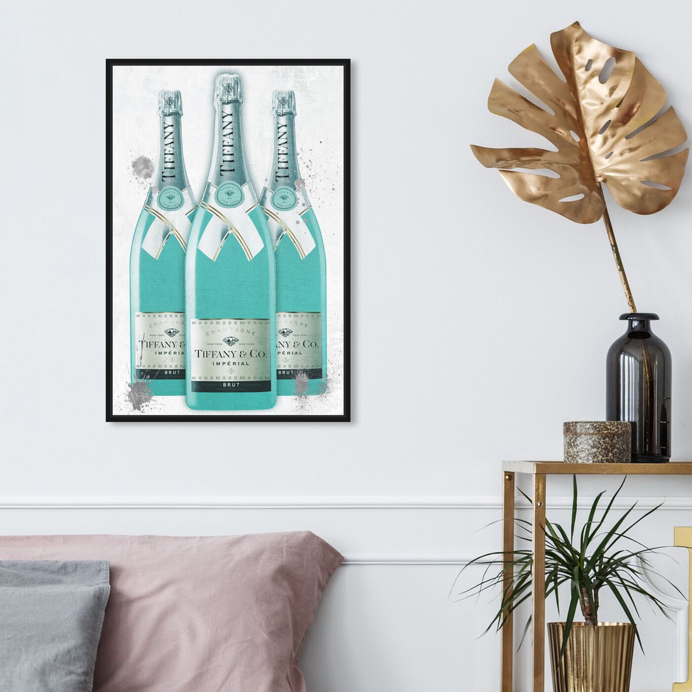 Hanging view of Diamonds and Bubbles Champagne featuring fashion and glam and lifestyle art.