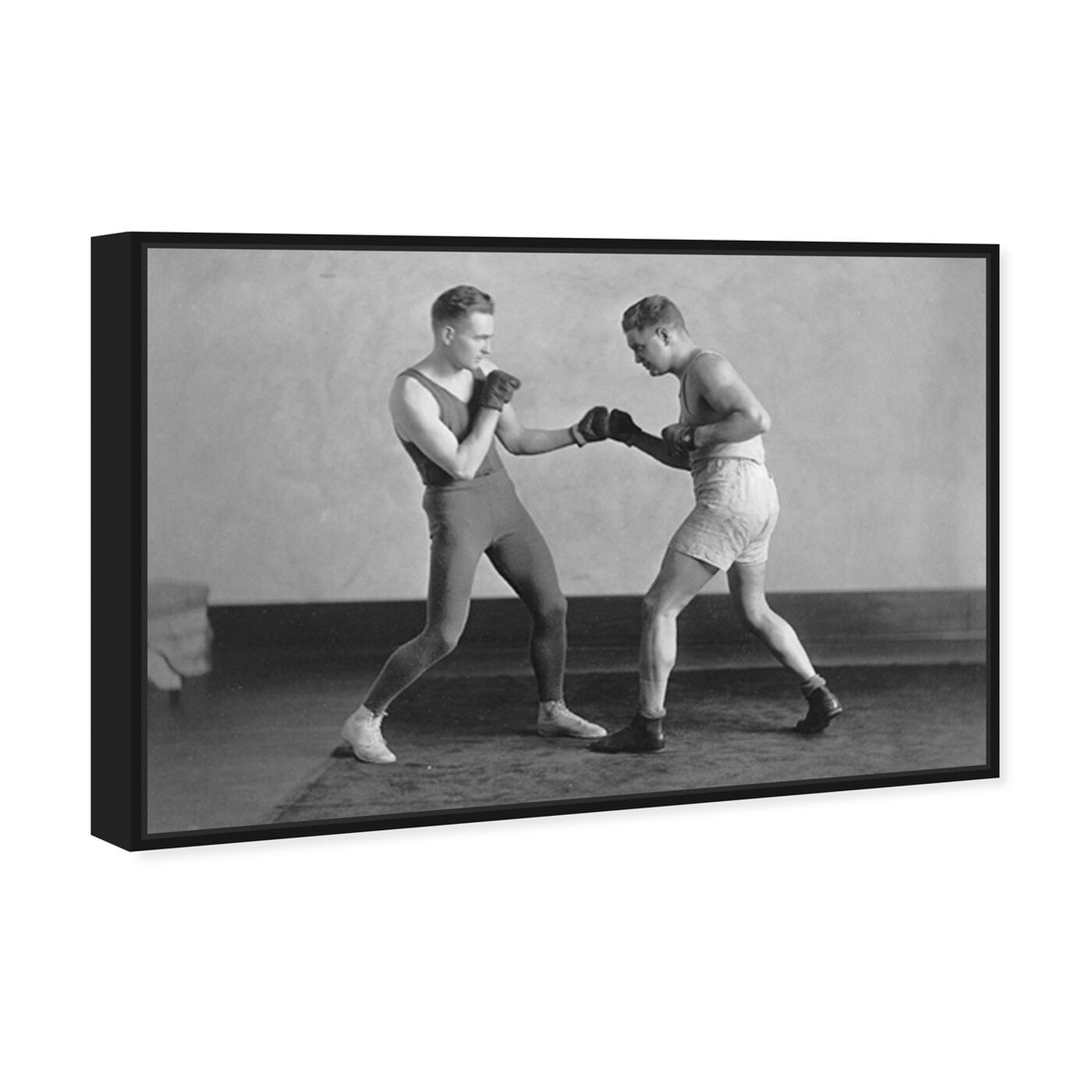 Angled view of McGill Boxing - The Art Cabinet featuring sports and teams and boxing art.