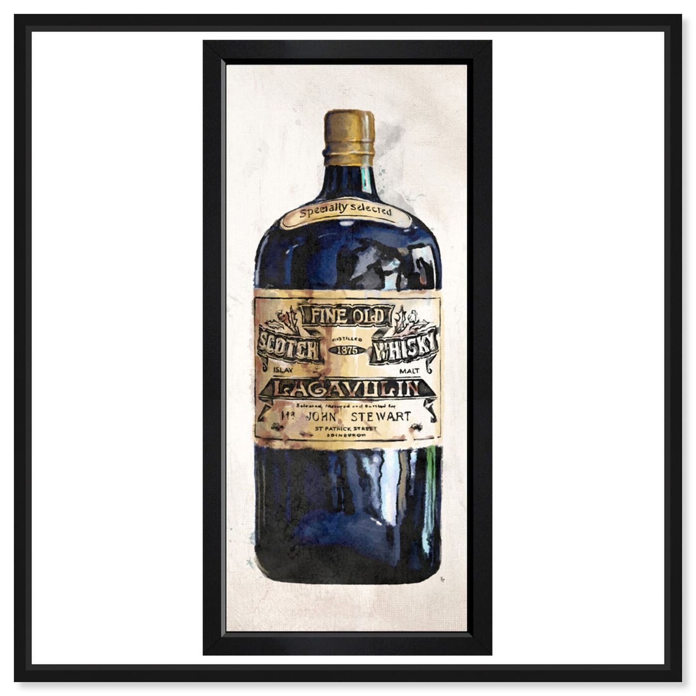Front view of Fine Old Whiskey II featuring drinks and spirits and liquor art.