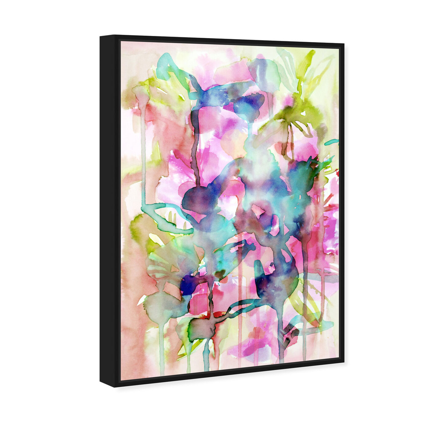 Angled view of Floral Spring featuring abstract and flowers art.