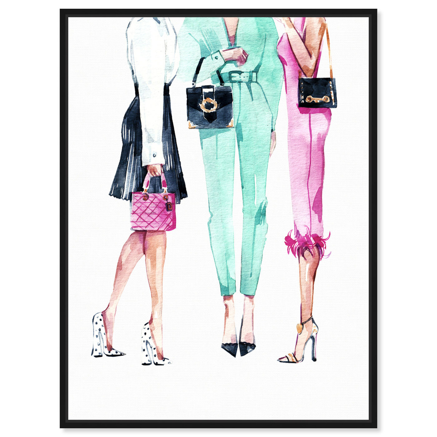 Front view of Ladies Like Us featuring fashion and glam and outfits art.