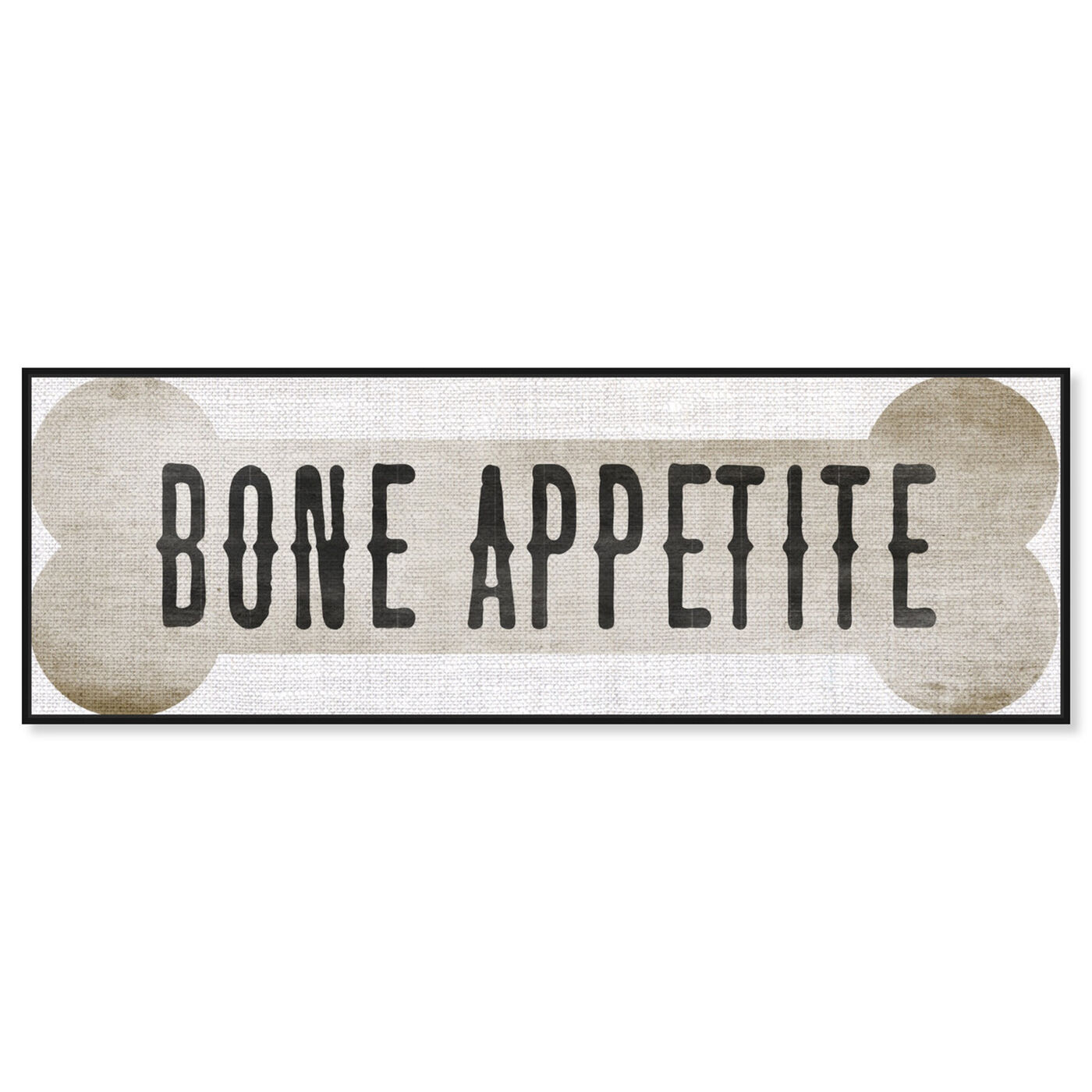 Front view of Bone Appetite featuring animals and dogs and puppies art.