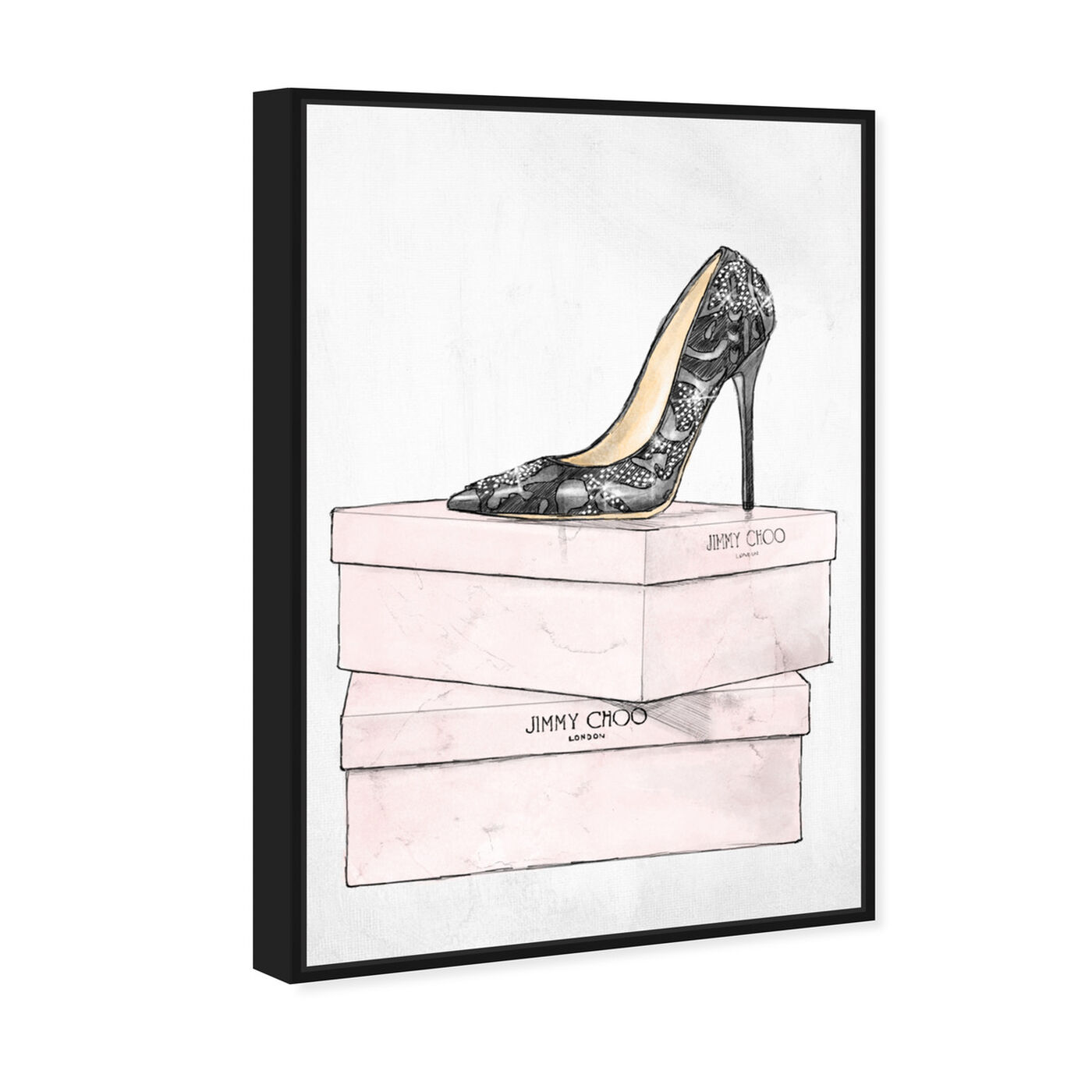 Angled view of The One and Only featuring fashion and glam and shoes art.
