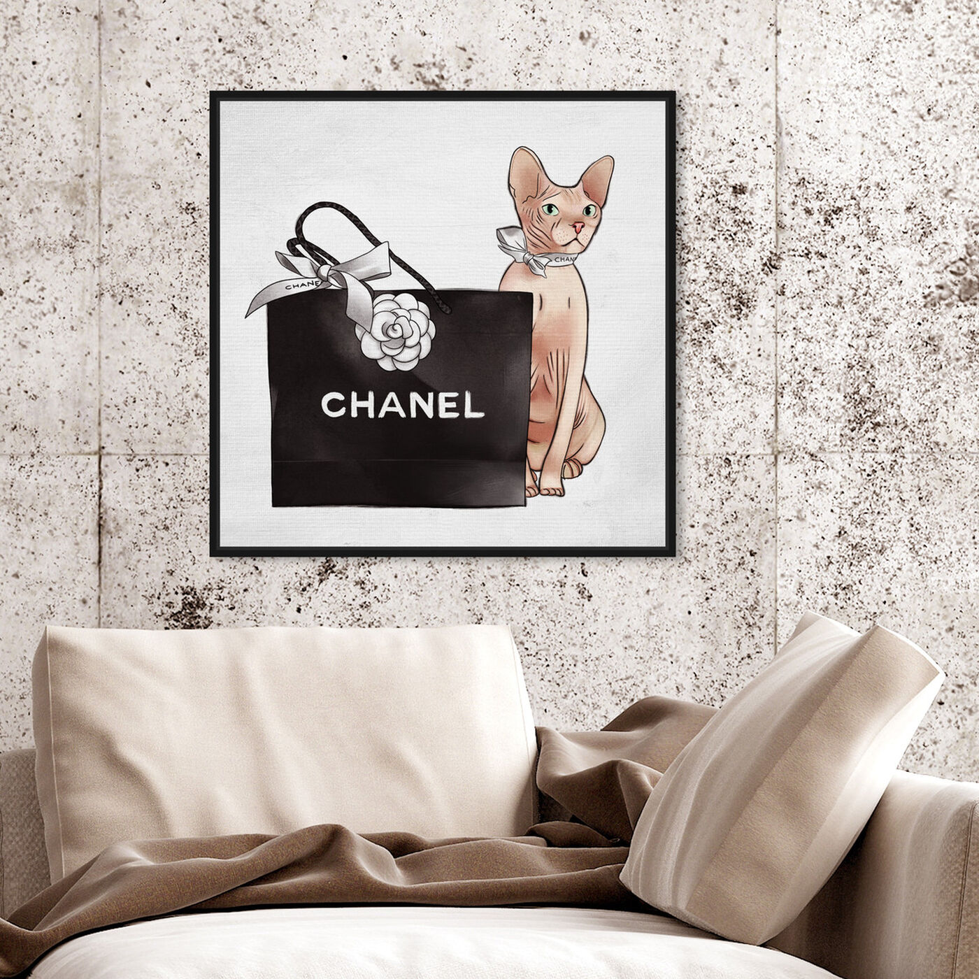 Hanging view of Naked Shopper featuring fashion and glam and lifestyle art.