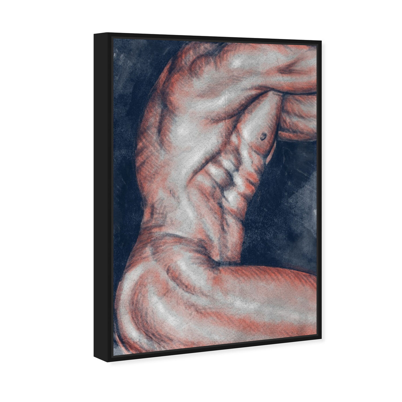 Angled view of Musculature featuring people and portraits and nudes art.
