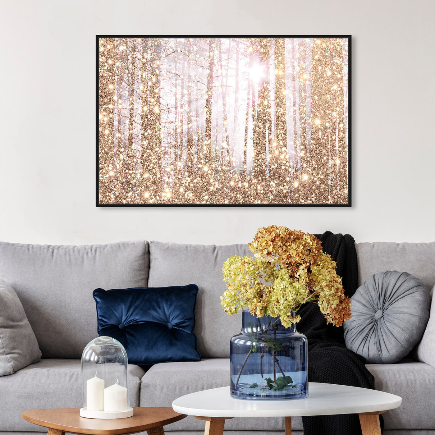 Hanging view of Magical Forest Dream featuring nature and landscape and forest landscapes art.