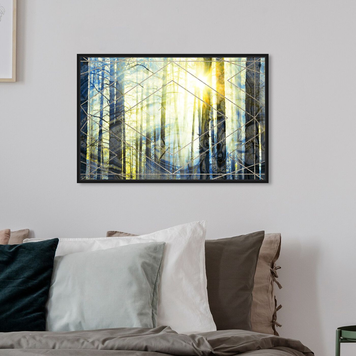 Hanging view of Corner of the World featuring nature and landscape and forest landscapes art.