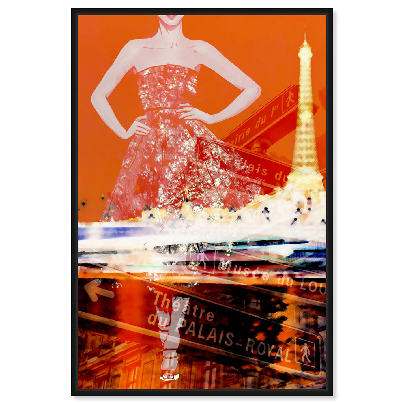 Front view of Paris Is My Runway featuring fashion and glam and dress art.