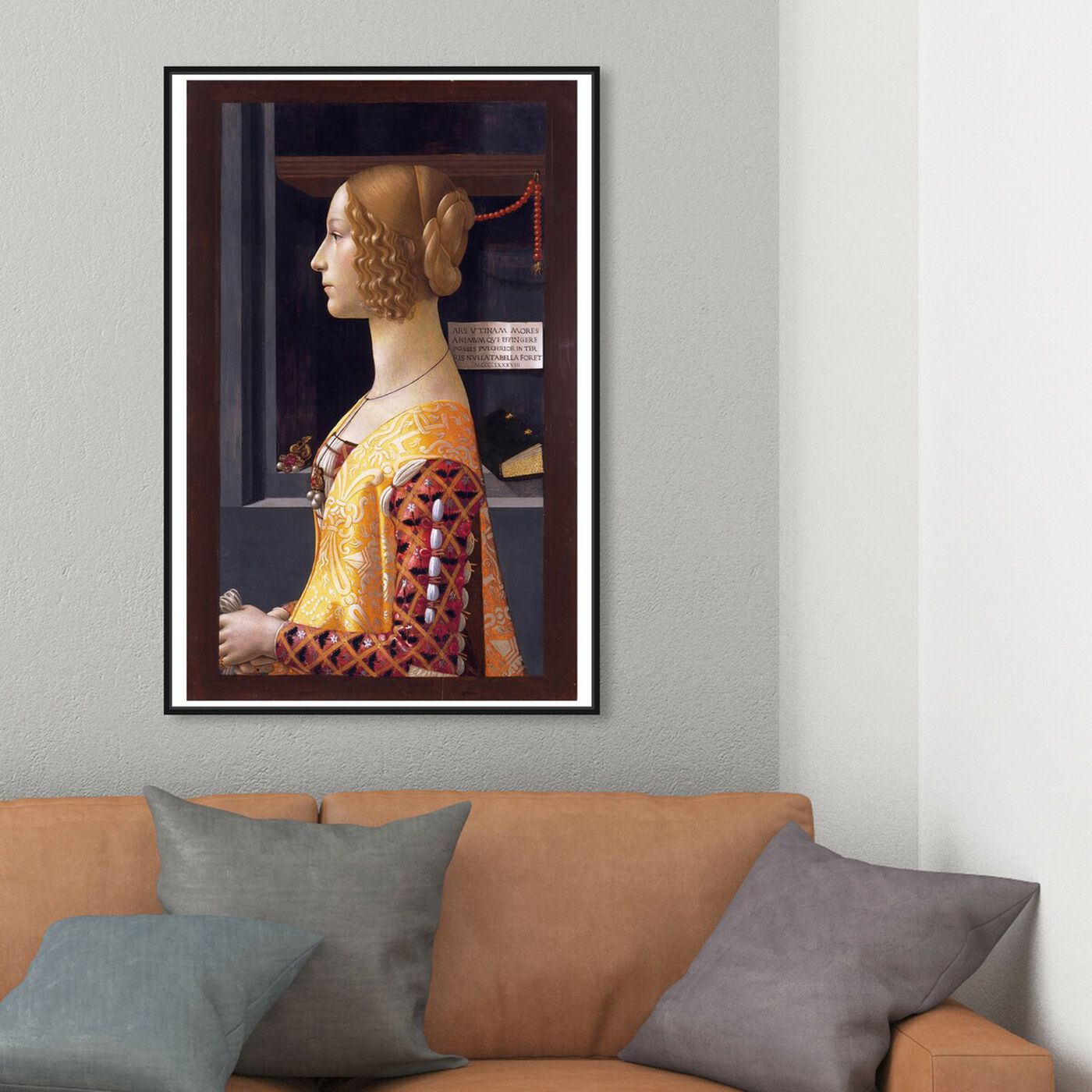 Hanging view of Ghirlandaio - Giovanna Tornabuoni featuring classic and figurative and renaissance art.