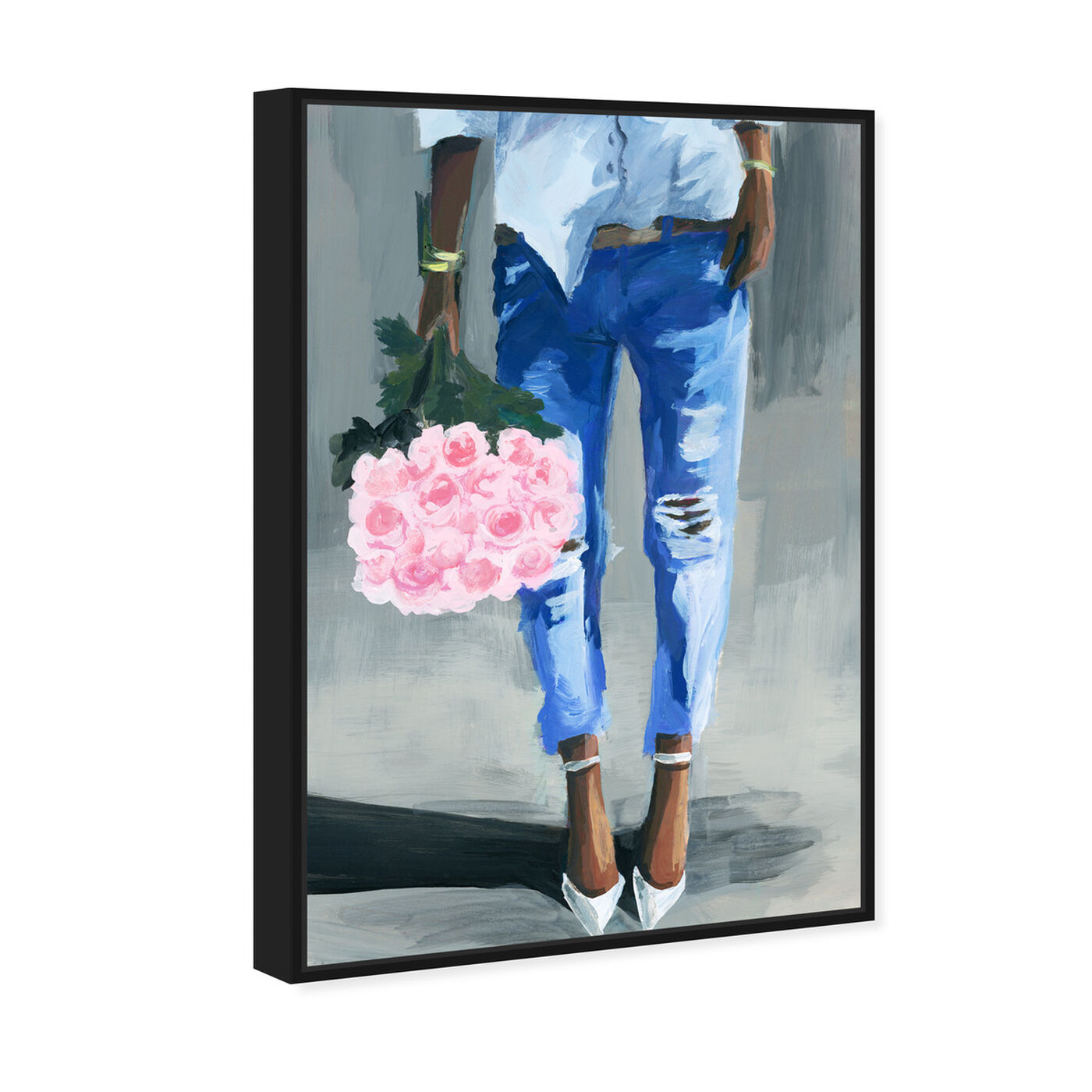 Angled view of Me and My Bouquet featuring fashion and glam and outfits art.
