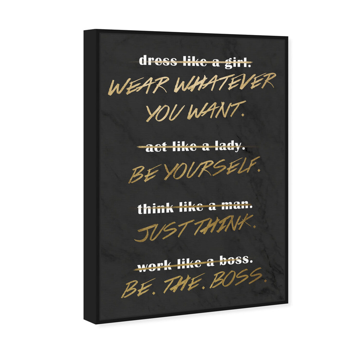Angled view of Be You featuring typography and quotes and inspirational quotes and sayings art.