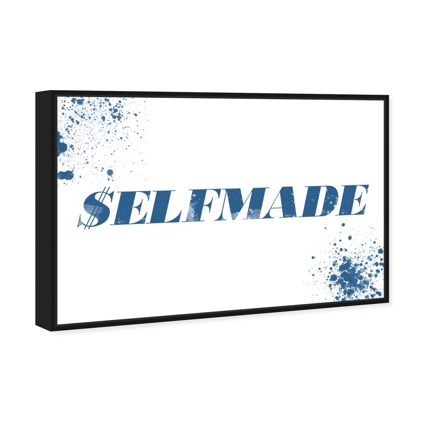 Angled view of $elfmade featuring typography and quotes and quotes and sayings art.