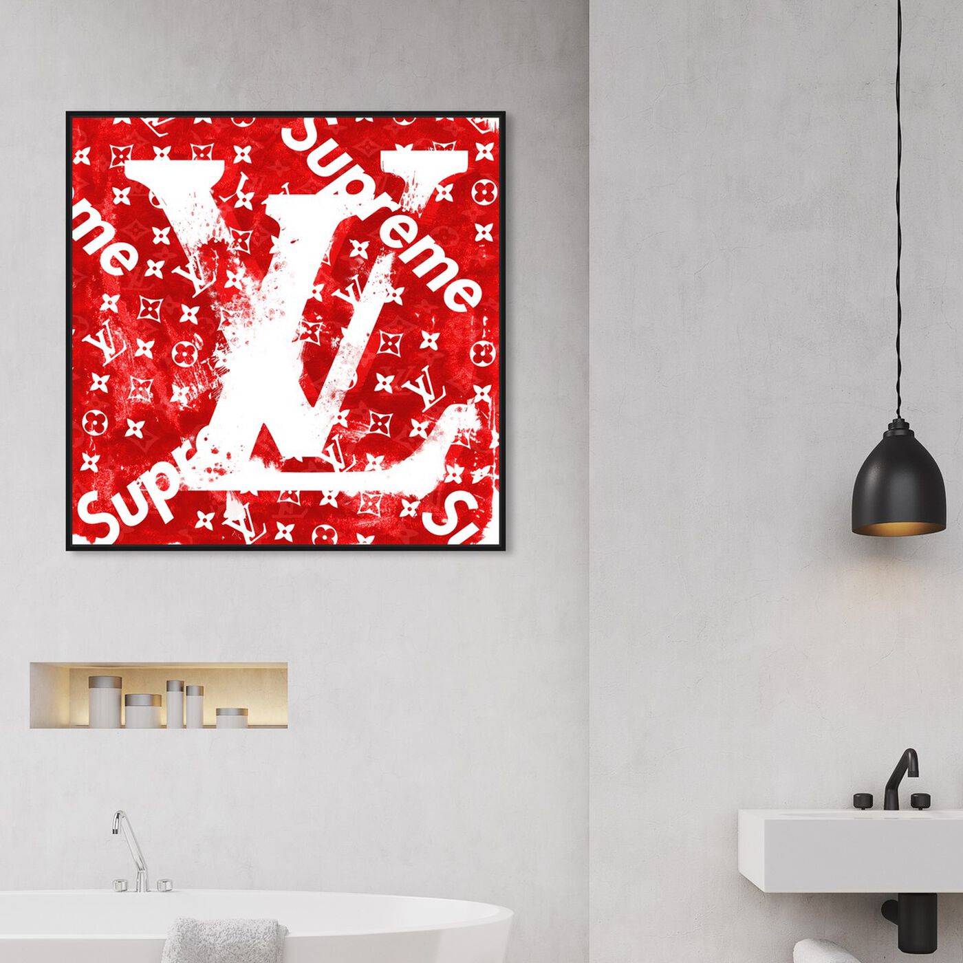 Hanging view of Red Tag Urban featuring fashion and glam and travel essentials art.