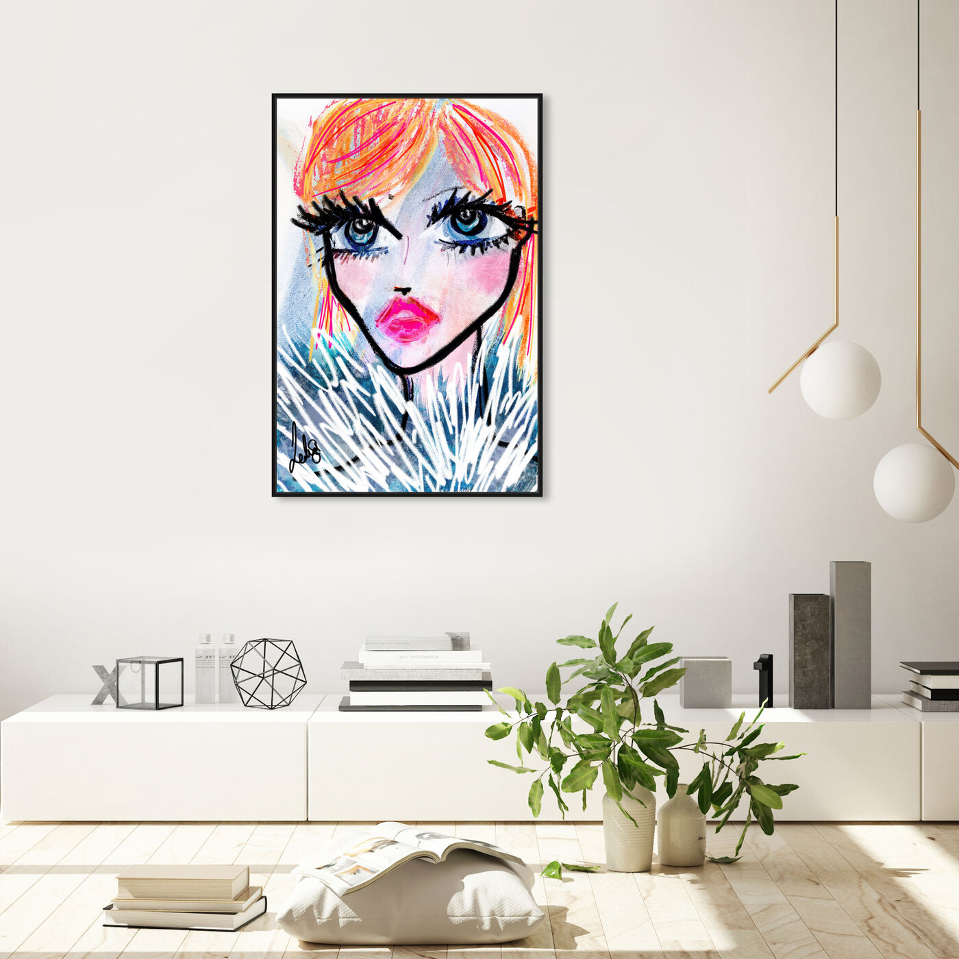 Hanging view of Brittany featuring fashion and glam and portraits art.