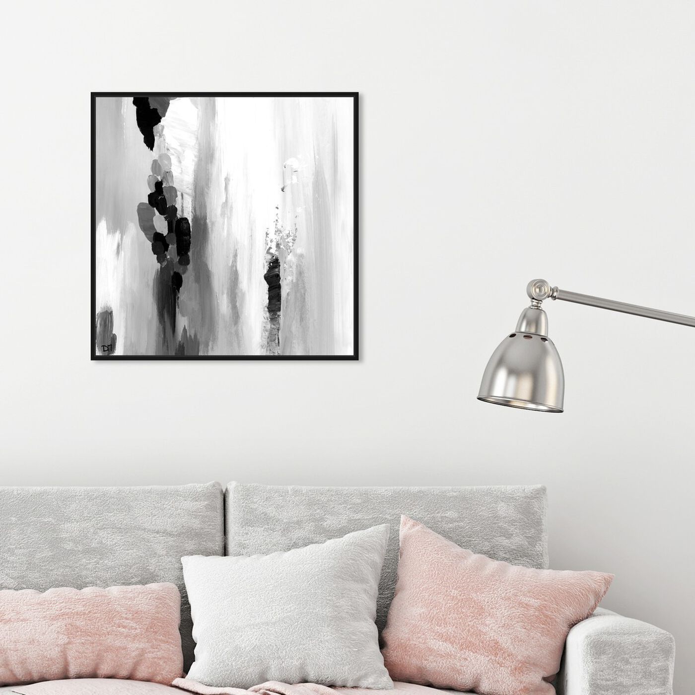 Hanging view of Classic Noir Textures featuring abstract and paint art.