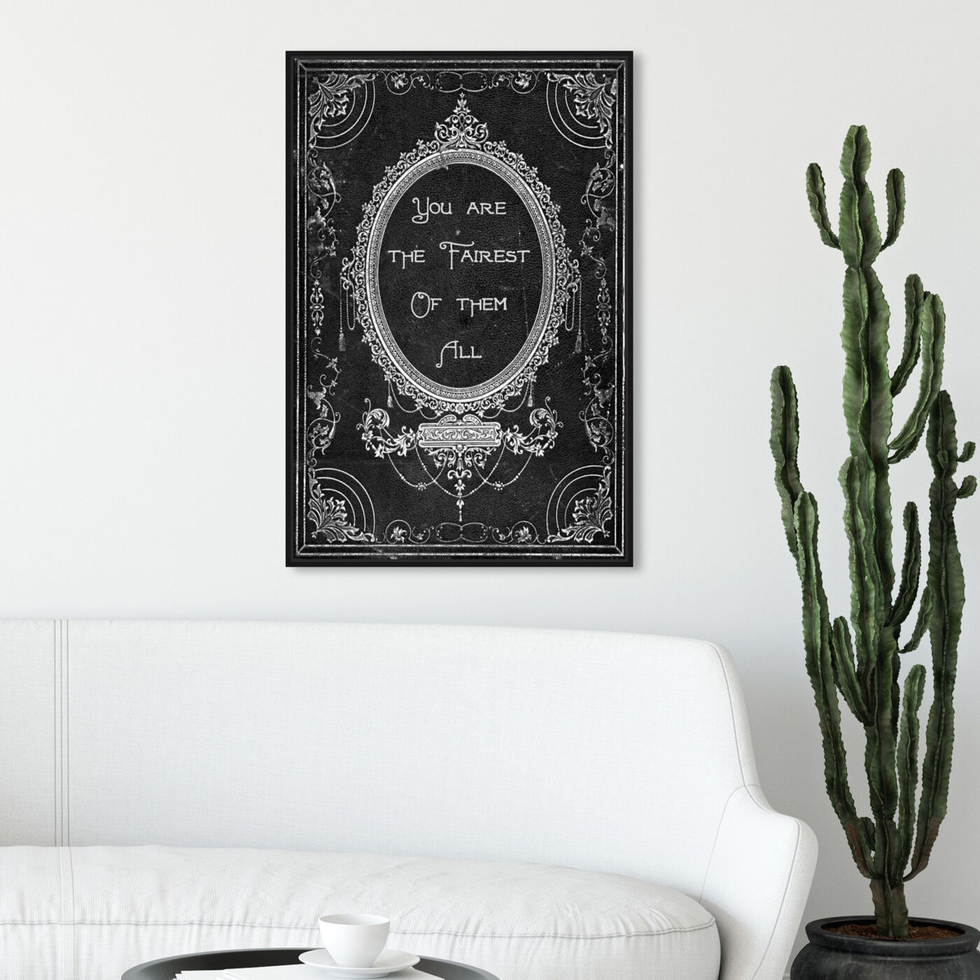 Hanging view of The Fairest I IV III featuring typography and quotes and family quotes and sayings art.