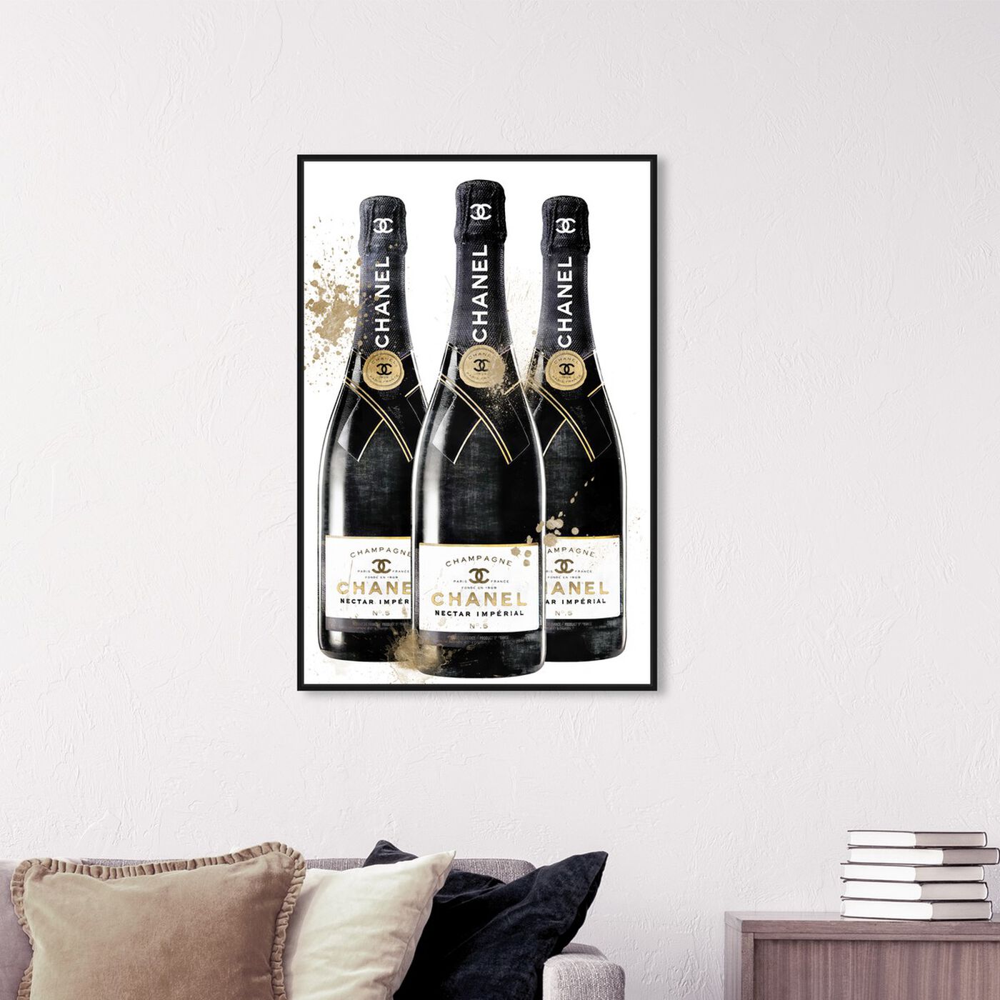 Hanging view of Fashion and Bubbles Champagne featuring fashion and glam and lifestyle art.