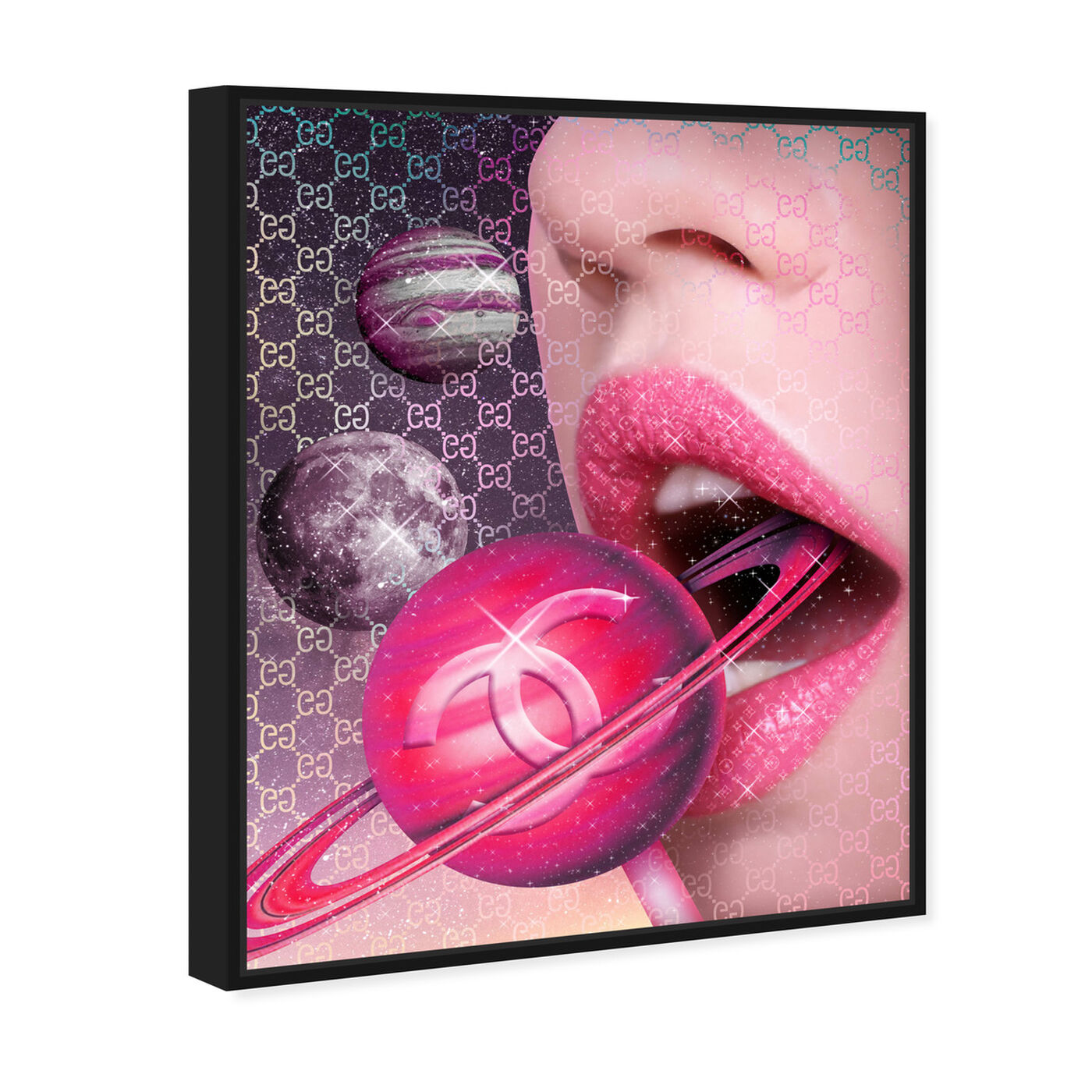 Cosmic Kiss | Astronomy and Space Wall Art by The Oliver Gal