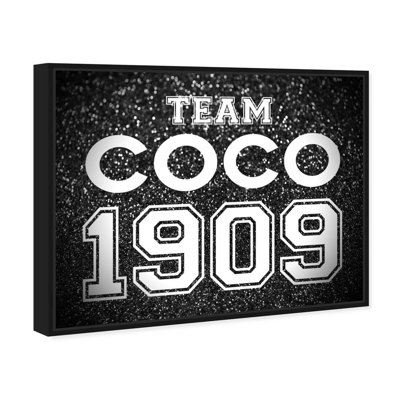 Angled view of Team Coco featuring typography and quotes and fashion quotes and sayings art.