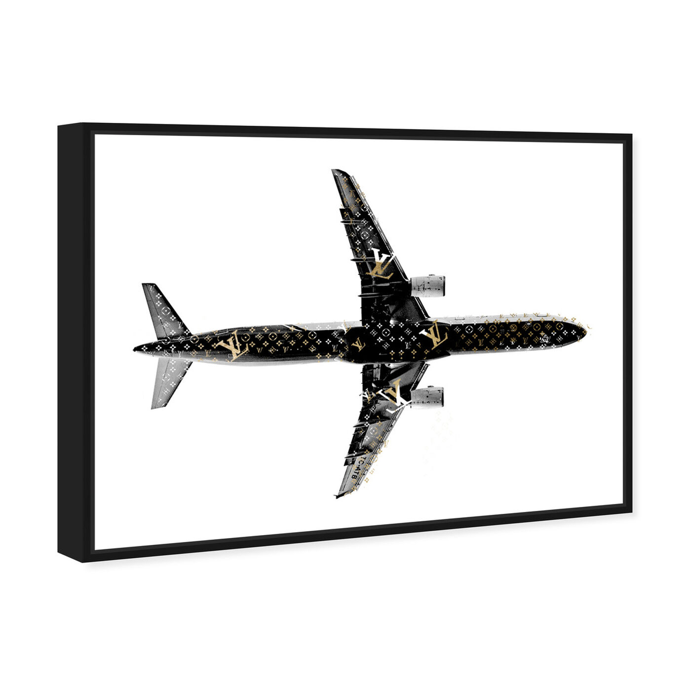 Angled view of Trendsetter LV Airlines featuring fashion and glam and lifestyle art.