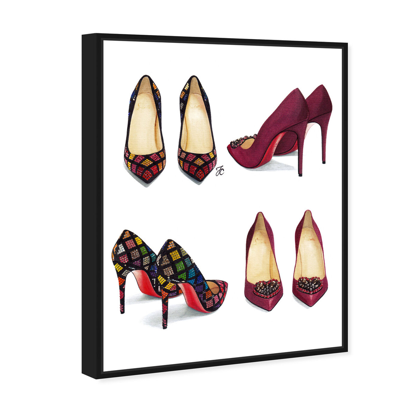 Angled view of Doll Memories - My Shoe Closet featuring fashion and glam and shoes art.