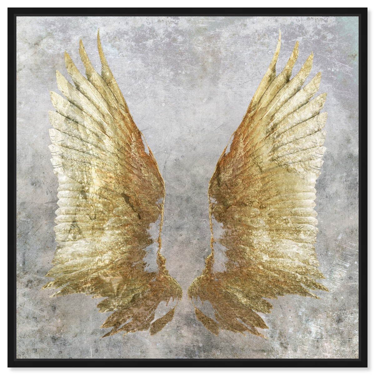 My Golden Wings | Fashion and Glam Wall Art by Oliver Gal