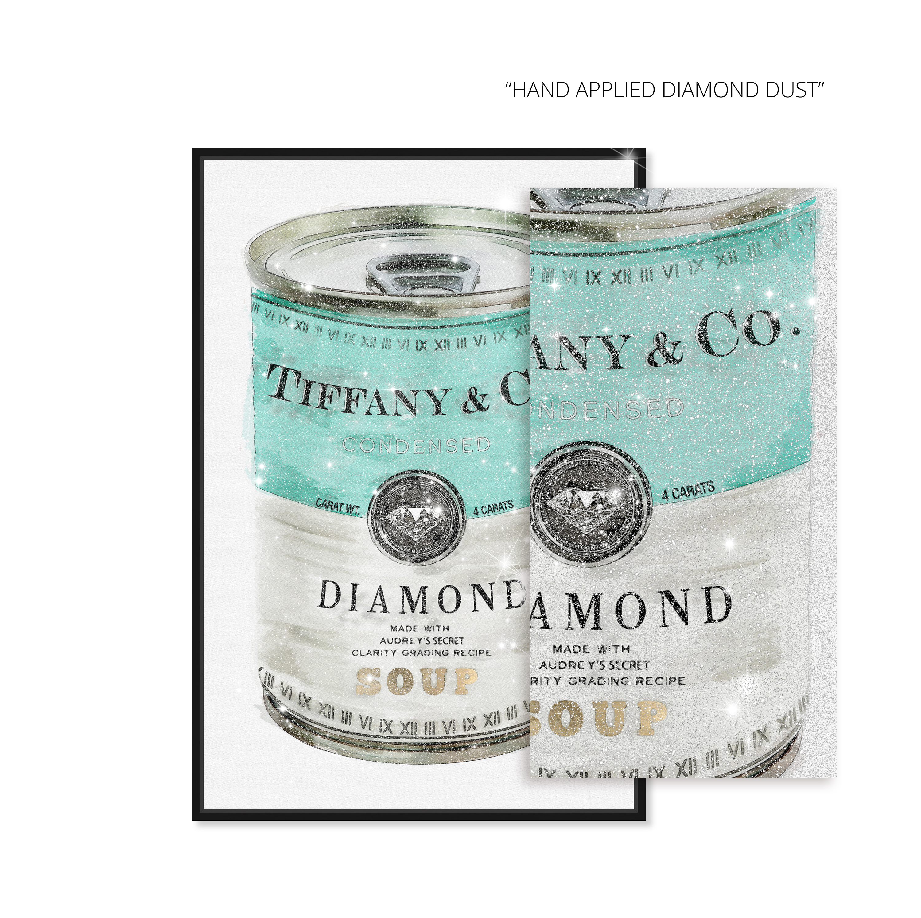 Priceless Can: Diamond Dust™ | Fashion and Glam Wall Art by The Oliver Gal