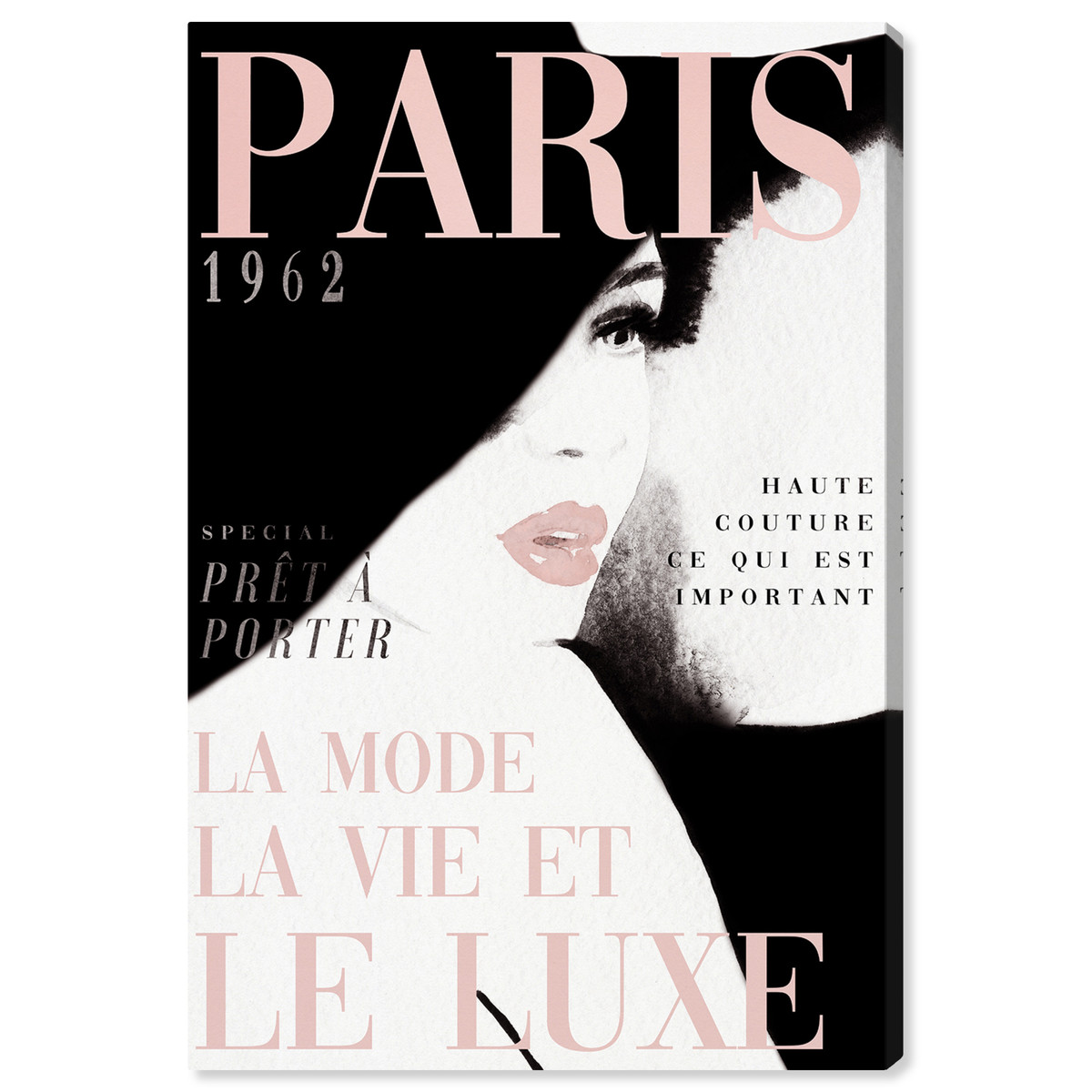 Cover Paris in Blush | Wall Art by Oliver Gal