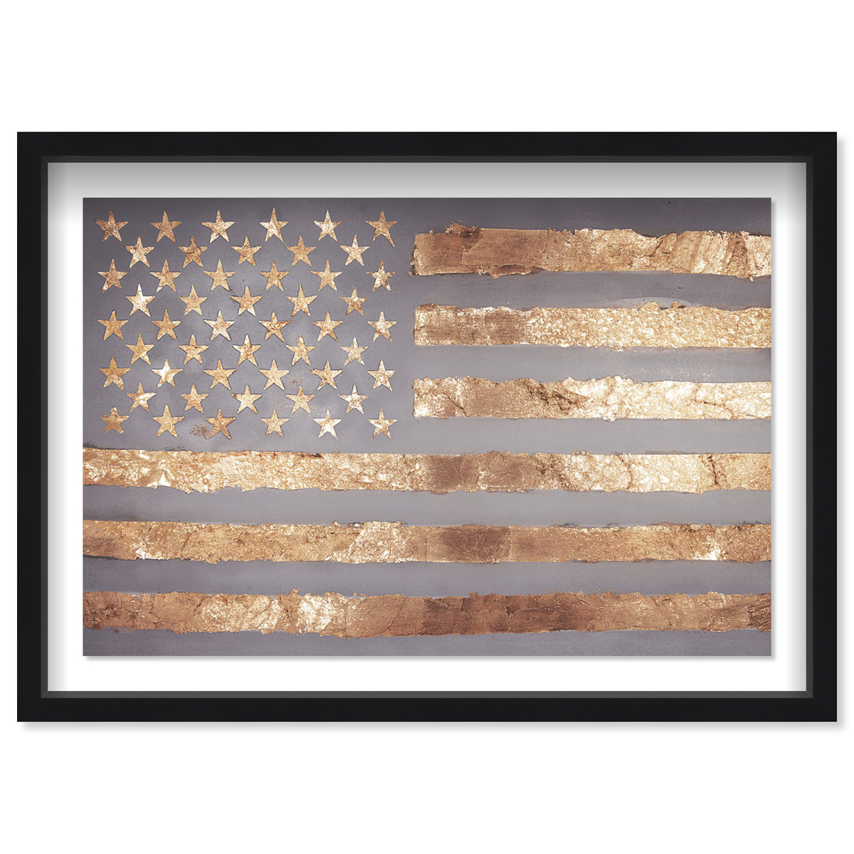 Rocky Freedom | Maps and Flags Wall Art by Oliver Gal