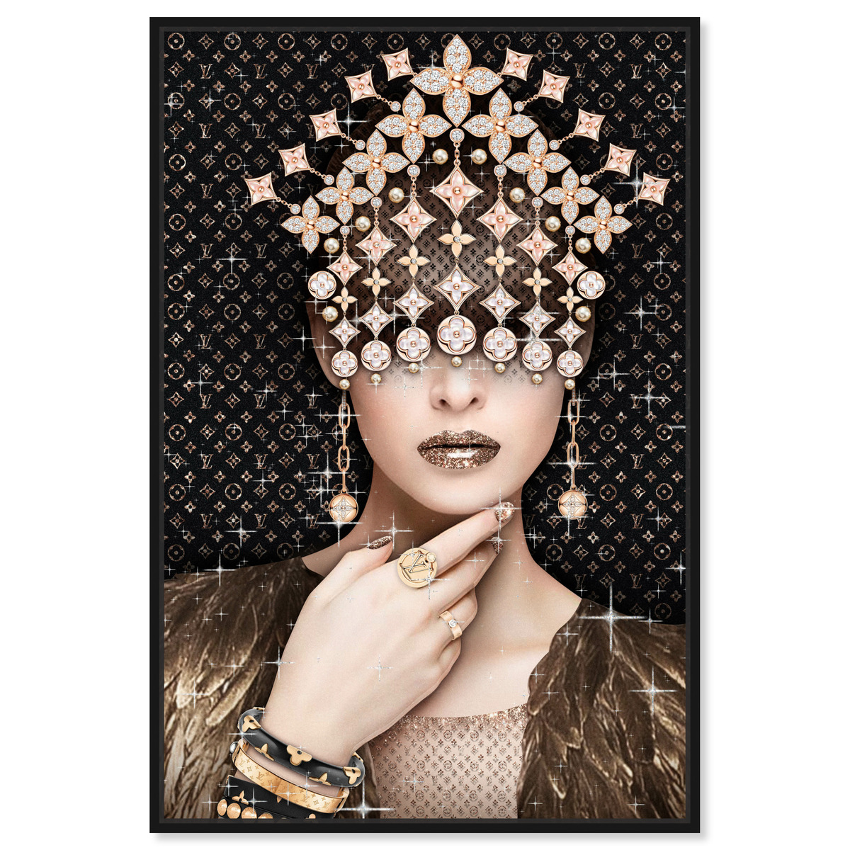 Monogram Lux | Fashion and Glam Wall Art by The Oliver Gal