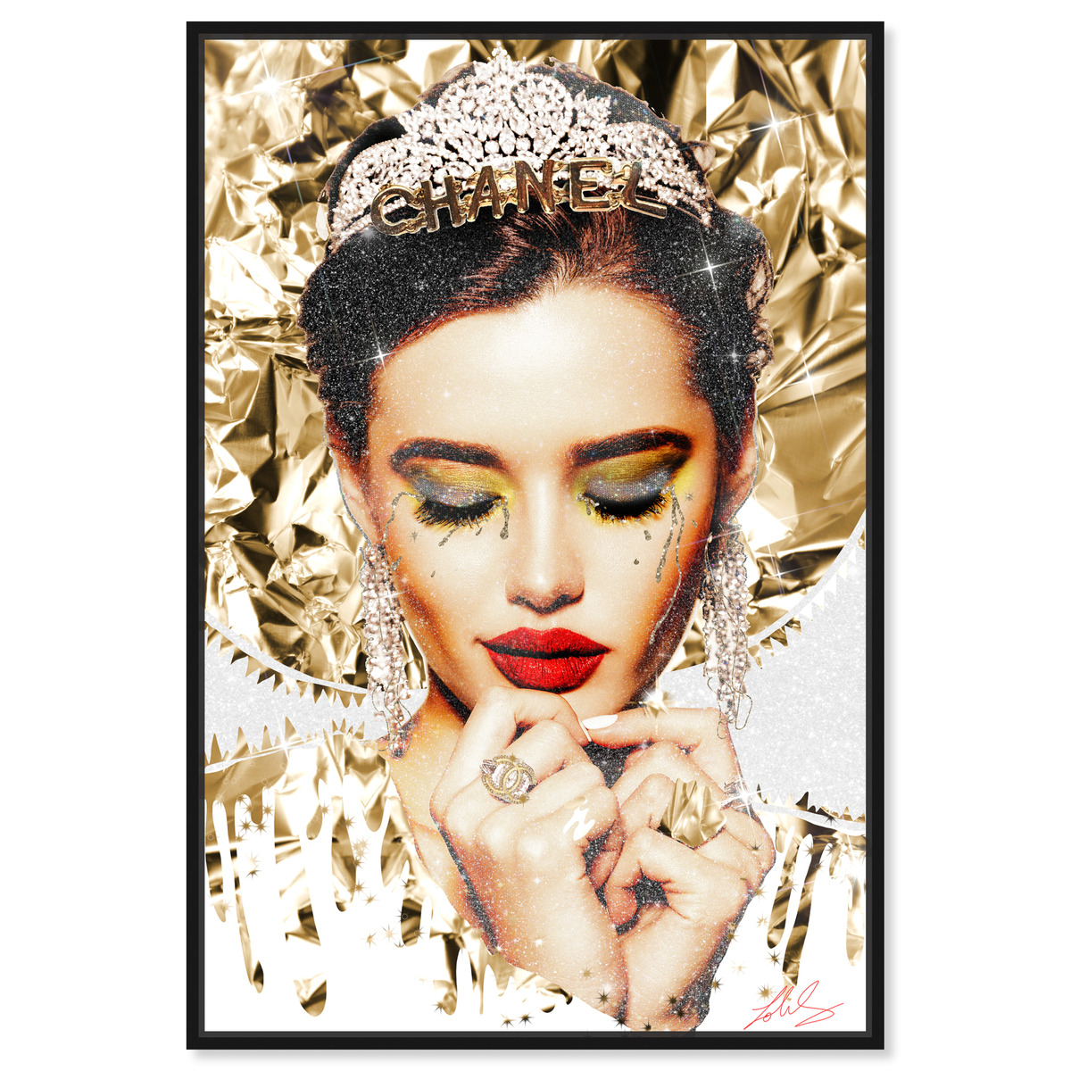 Queen of Fng Everything | Fashion and Glam Wall Art by The Oliver Gal