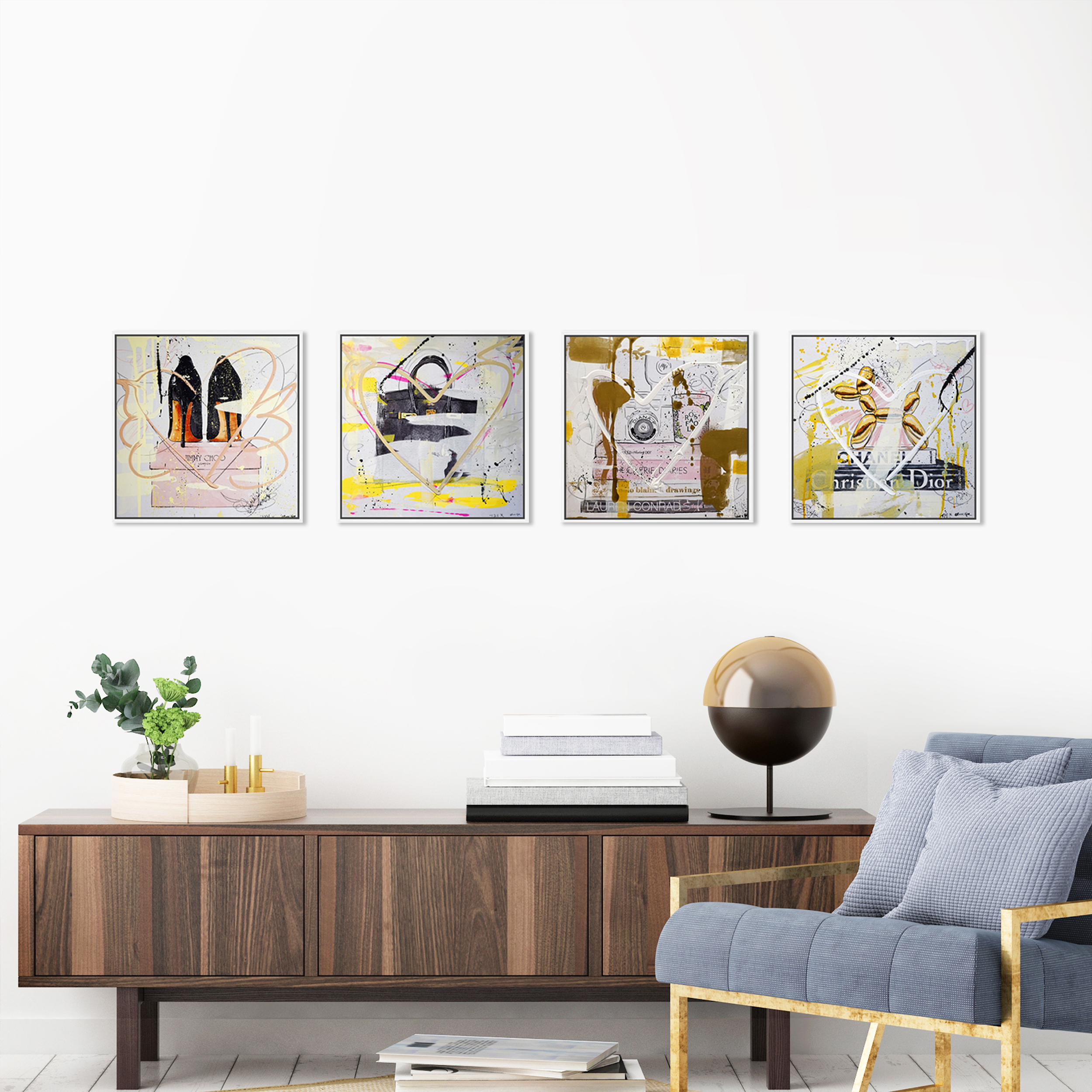 Remix Essentials SET II  Fashion and Glam Wall Art by The Oliver Gal