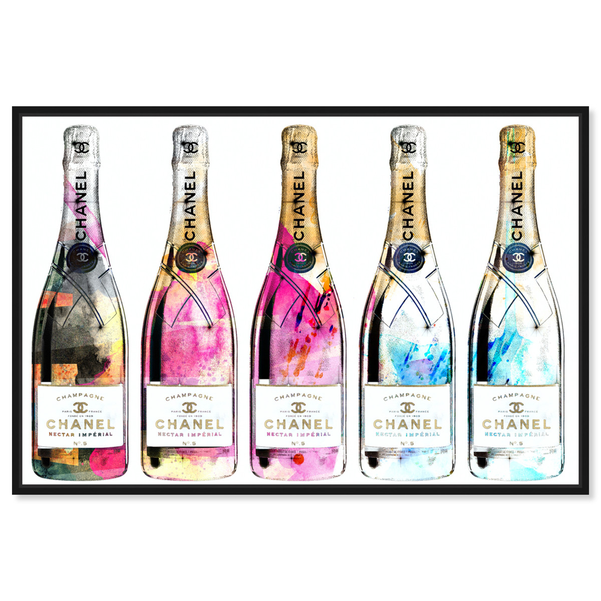 Drink Up Champagne | Fashion and Glam Wall Art by Oliver Gal
