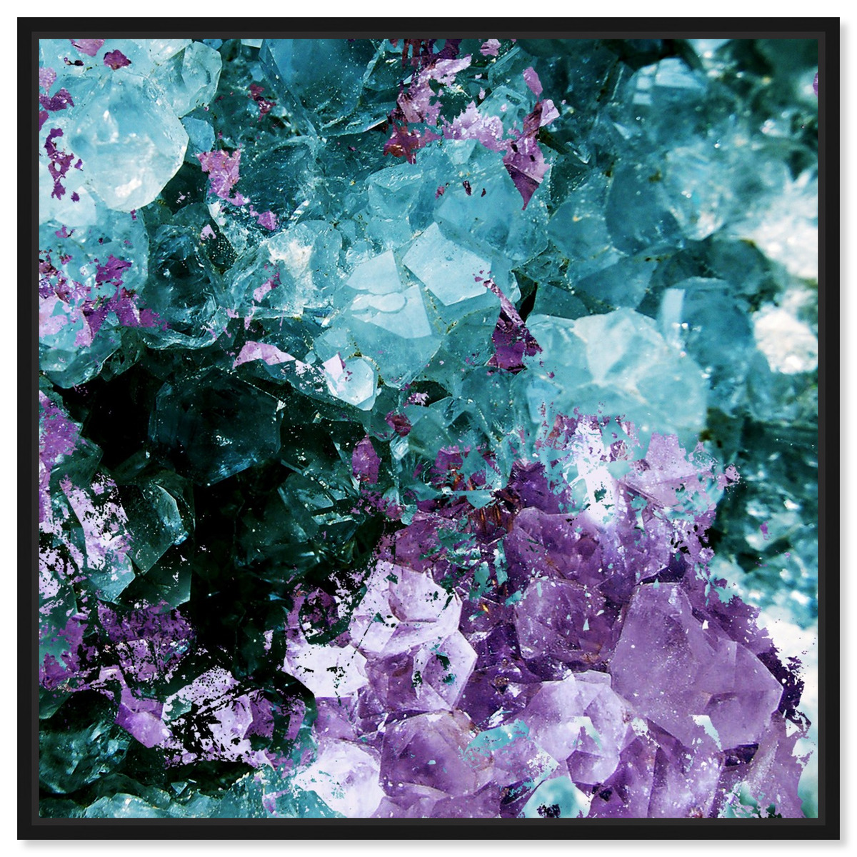 Amethyst Love | Abstract Wall Art by Oliver Gal