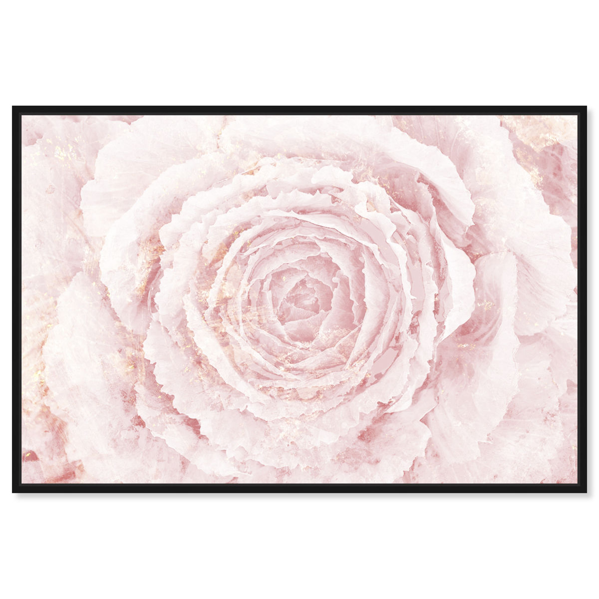 Blush Winter Flower Pink | Floral and Botanical Wall Art by Oliver Gal